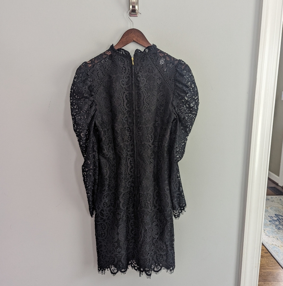 Lilly Pulitzer Avery Black Lace Dress 4 - Picture 6 of 8